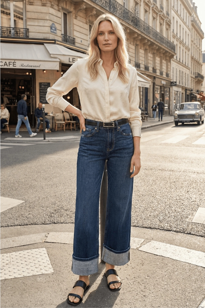 noelle inseam transform Noelle Inseam Transform High Rise Relaxed Straight Leg Jeans 1 (24) (bottom) - shop at us.meeeshop
