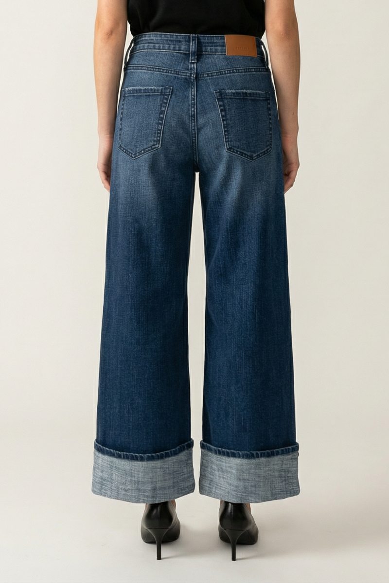 athena inseam transform Athena Inseam Transform High Rise A-wide Jeans view 14 (bottom) - shop at us.meeeshop