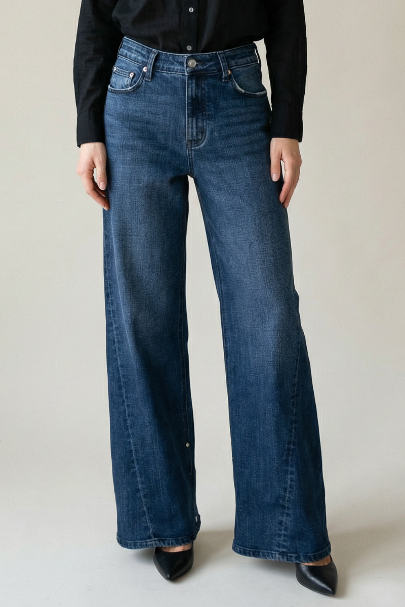 athena inseam transform Athena Inseam Transform High Rise A-wide Jeans view 17 (bottom) - shop at us.meeeshop
