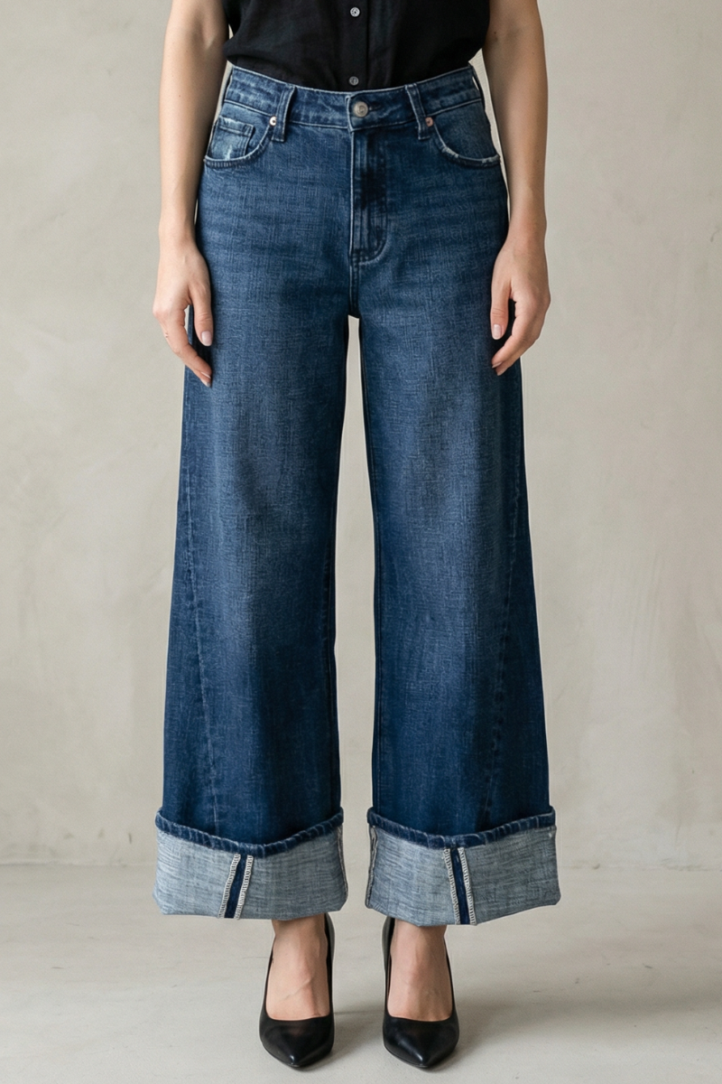 athena inseam transform Athena Inseam Transform High Rise A-wide Jeans view 13 (bottom) - shop at us.meeeshop