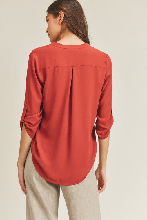 V Neck Top us.meeeshop - 