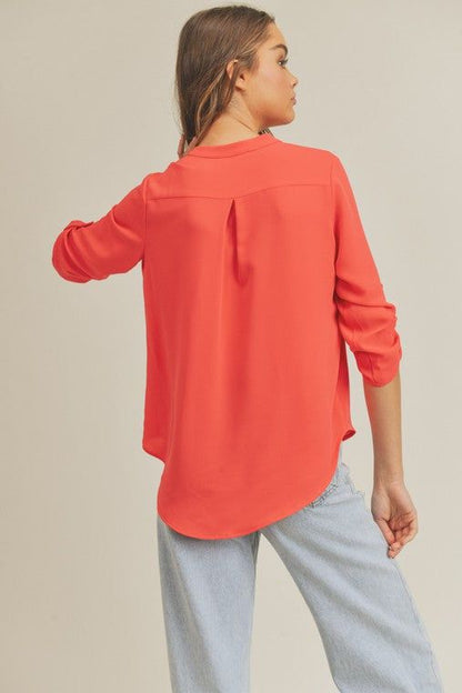 V Neck Top us.meeeshop - 