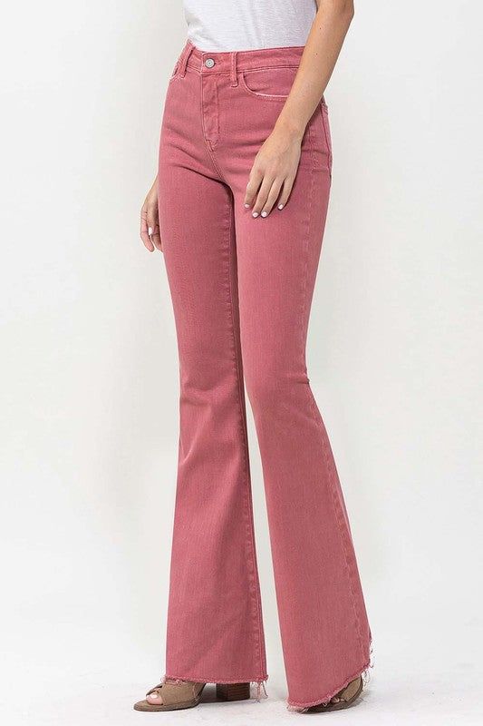 VERVET High Rise Super Flare Jeans us.meeeshop - Pants