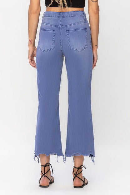 VERVET by Flying Monkey 90"s Vintage Crop Flare Jeans us.meeeshop - 