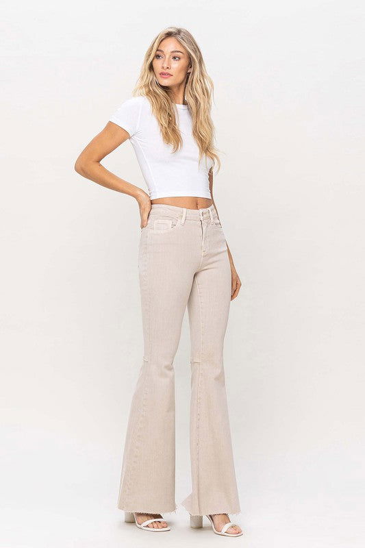 VERVET by Flying Monkey High Rise Super Flare Jeans us.meeeshop - 