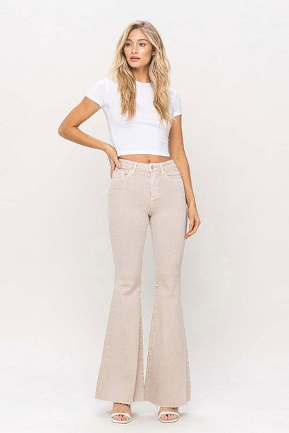 VERVET by Flying Monkey High Rise Super Flare Jeans us.meeeshop - 