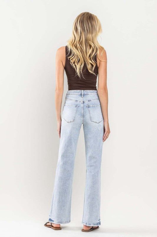 VERVET 90's Vintage Super High-Rise Flare Jeans - us.meeeshop