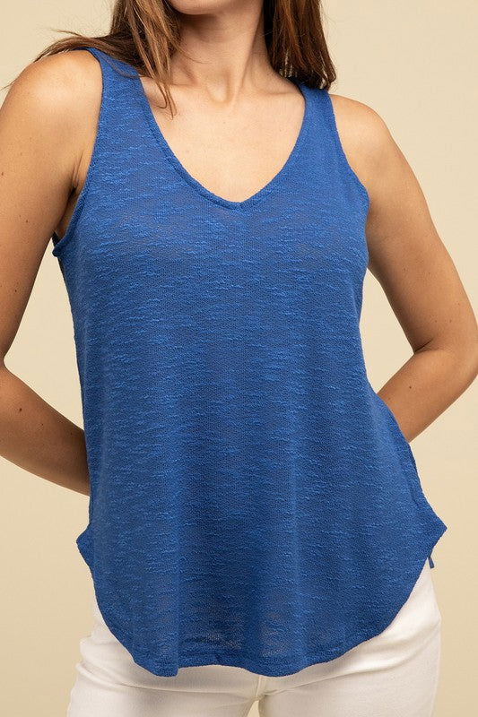 ZENANA V Neck Sleeveless Cami Top - us.meeeshop