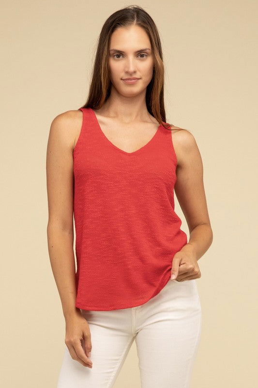 ZENANA V Neck Sleeveless Cami Top - us.meeeshop