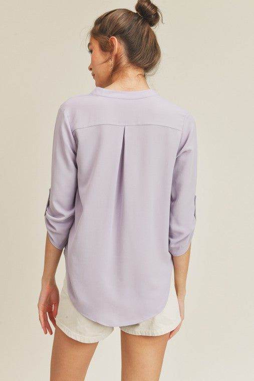 V Neck Top - us.meeeshop