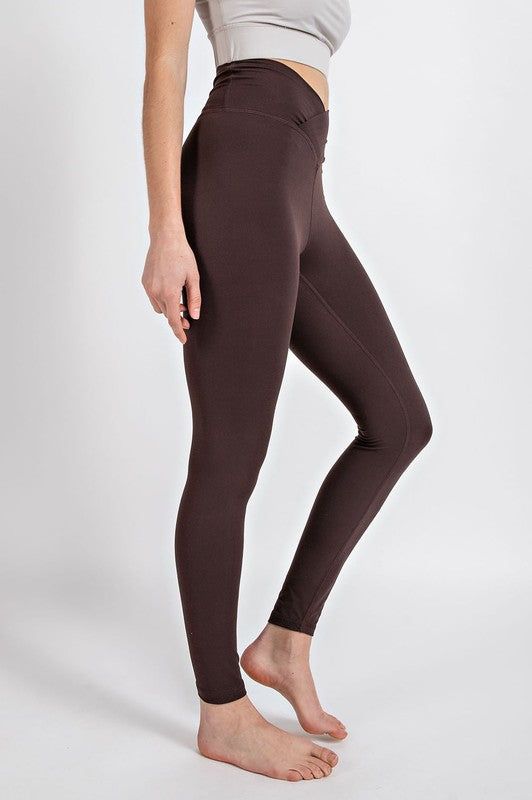 Women's V Waist Full Length Leggings - us.meeeshop