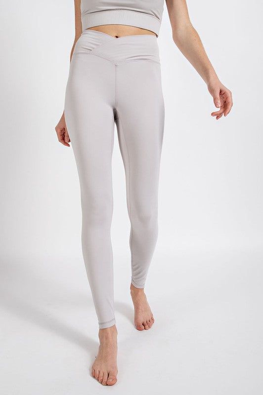 Women's V Waist Full Length Leggings - us.meeeshop