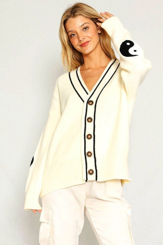 Varsity Novelty Cardigan us.meeeshop - 