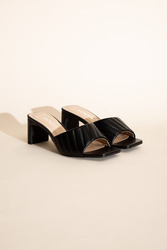 W-Nina Slide Mule Heels us.meeeshop - Shoes