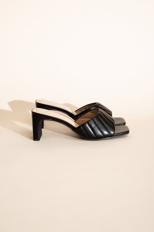 W-Nina Slide Mule Heels us.meeeshop - 