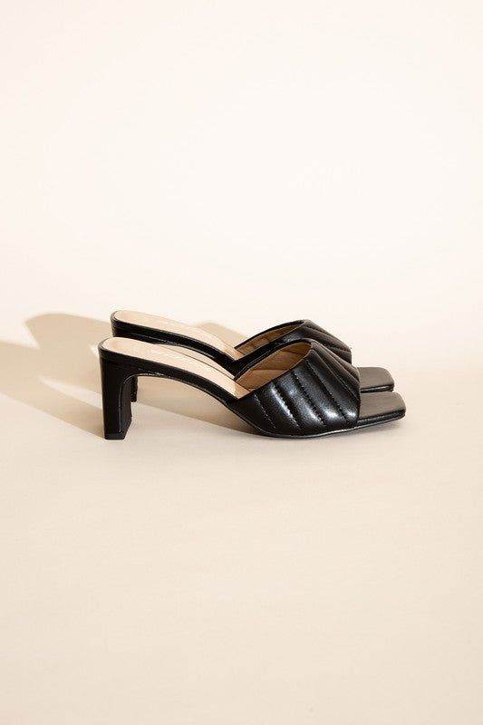 W-Nina Slide Mule Heels - us.meeeshop