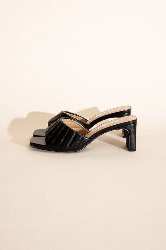 W-Nina Slide Mule Heels - us.meeeshop