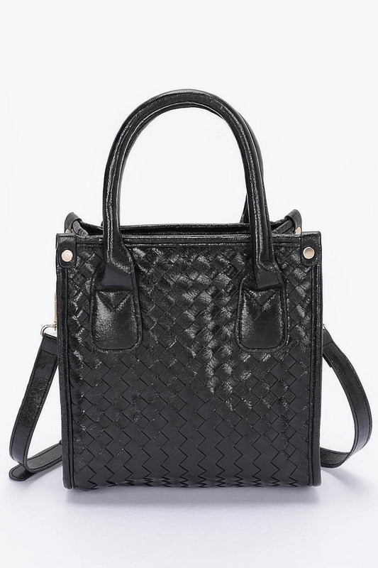 Metallic Braided Tote Bag - us.meeeshop