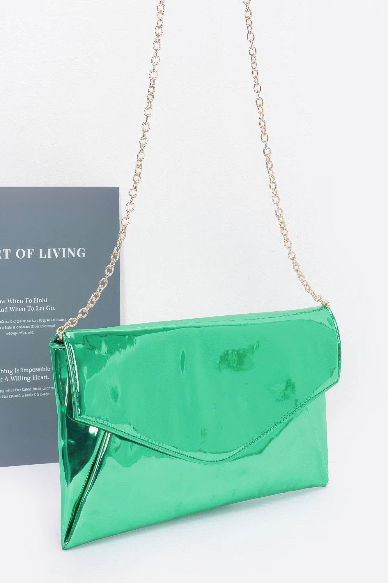 Mirror Envelope Clutch - us.meeeshop