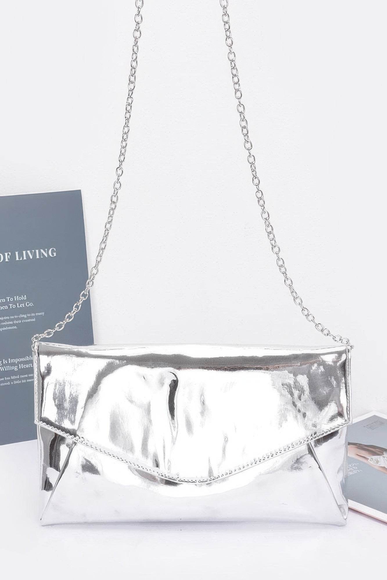 Mirror Envelope Clutch - us.meeeshop