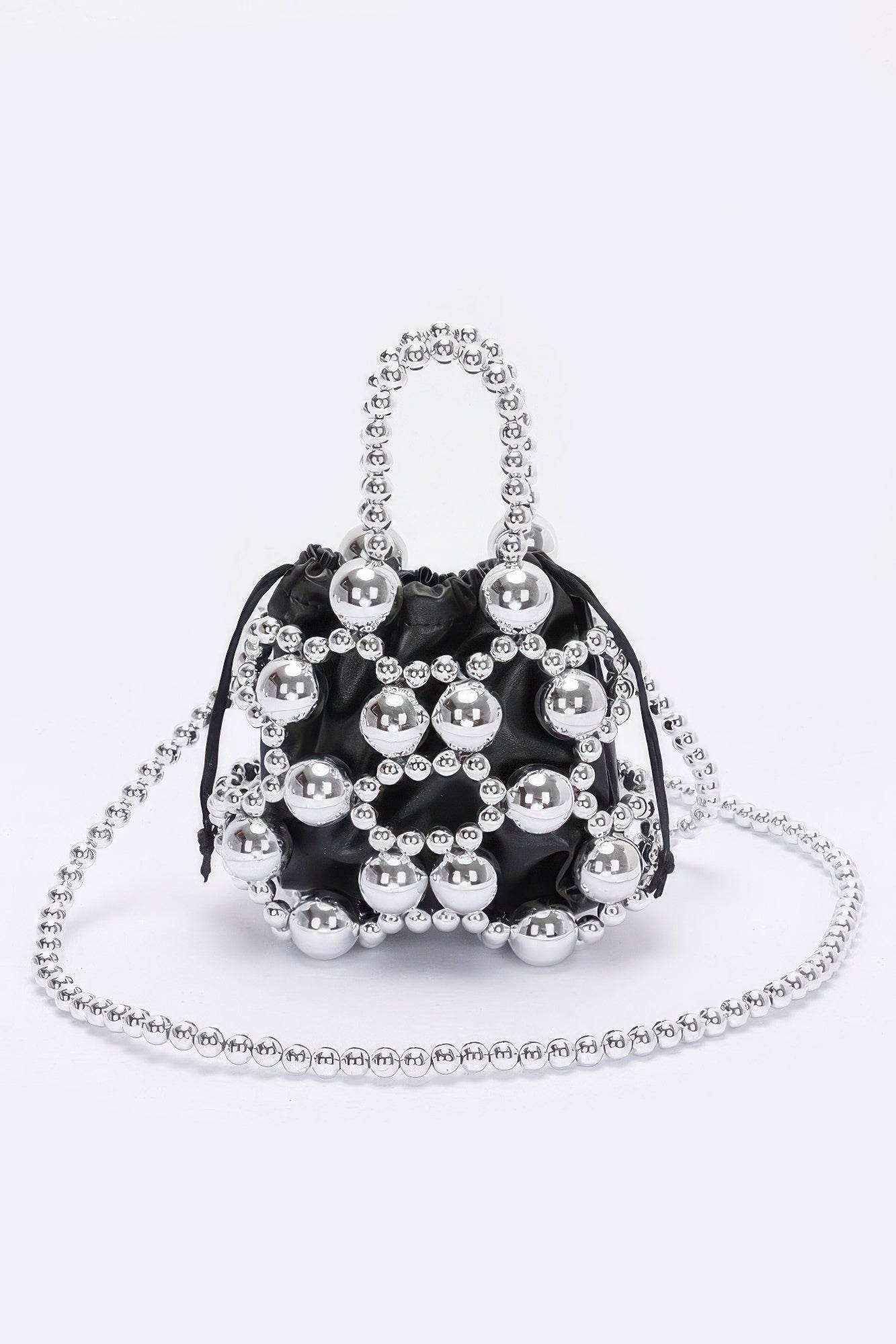 Metallic Plastic Ball Party Clutch W/pouch - us.meeeshop