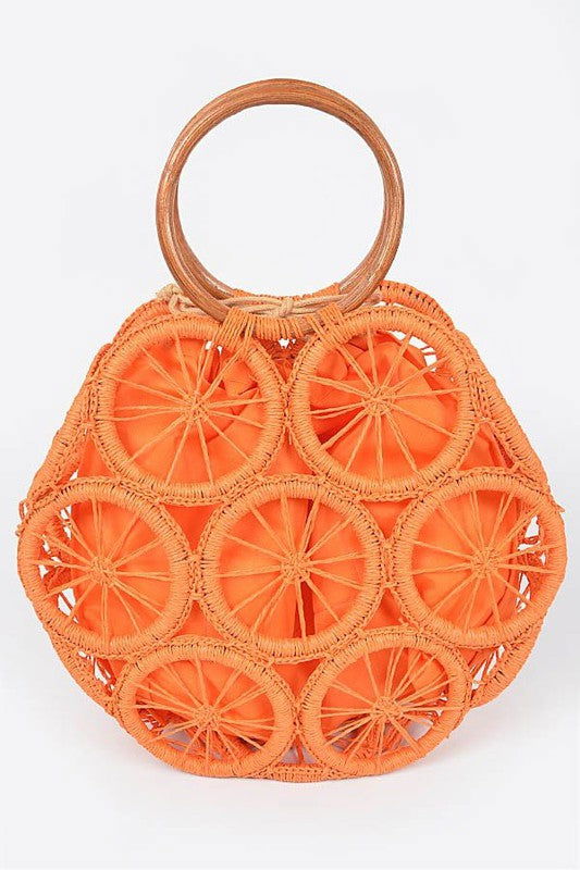 Weaved Cording Summer Clutch us.meeeshop - 