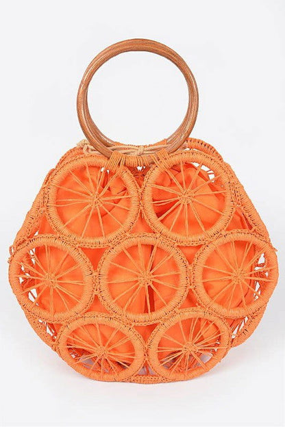 Weaved Cording Summer Clutch us.meeeshop - 