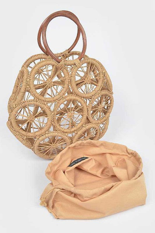 Weaved Cording Summer Clutch us.meeeshop - 