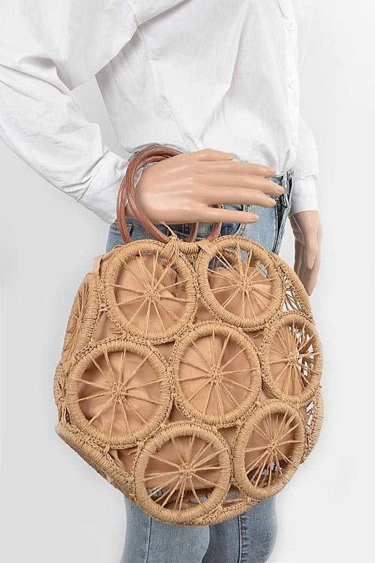 Weaved Cording Summer Clutch us.meeeshop - 