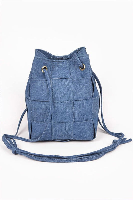 Weaved Denim Crossbody Bag us.meeeshop - Handbags