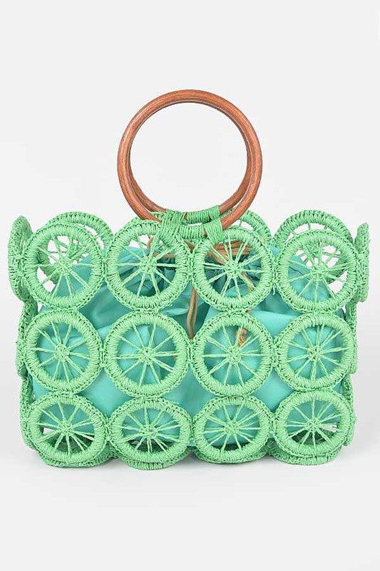 Weaved Straw Summer Bag us.meeeshop - Handbags