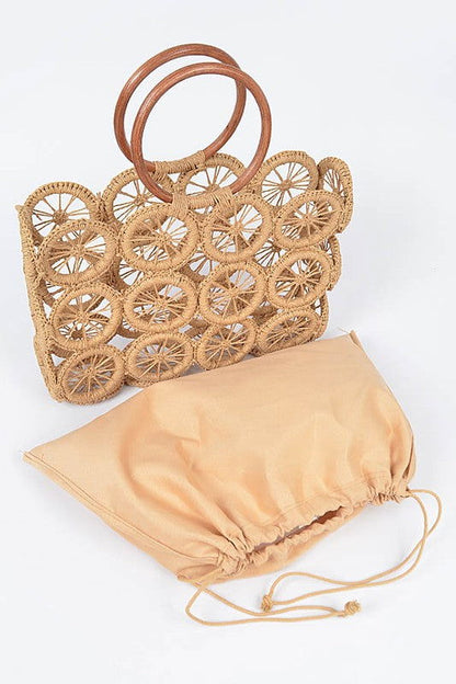 Weaved Straw Summer Bag us.meeeshop - 