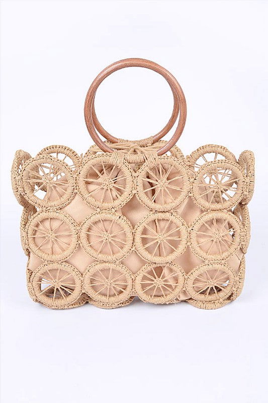 Weaved Straw Summer Bag us.meeeshop - 