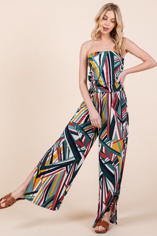 Wide Leg Jumpsuit with Pockets us.meeeshop - Jumpsuits & Rompers