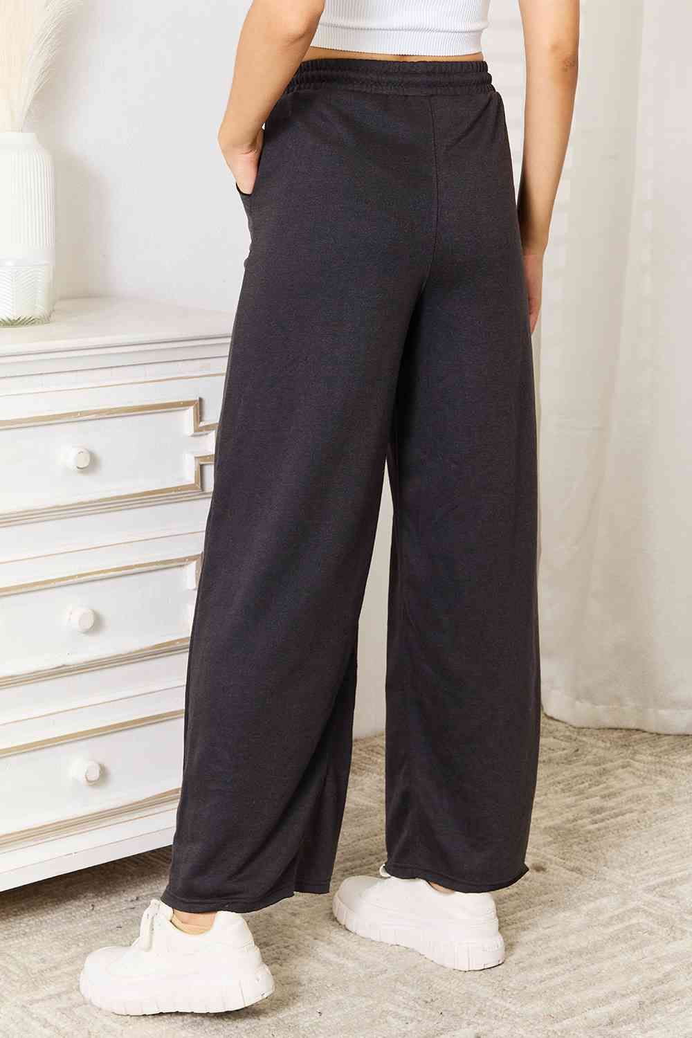 Wide Leg Pocketed Pants us.meeeshop - 