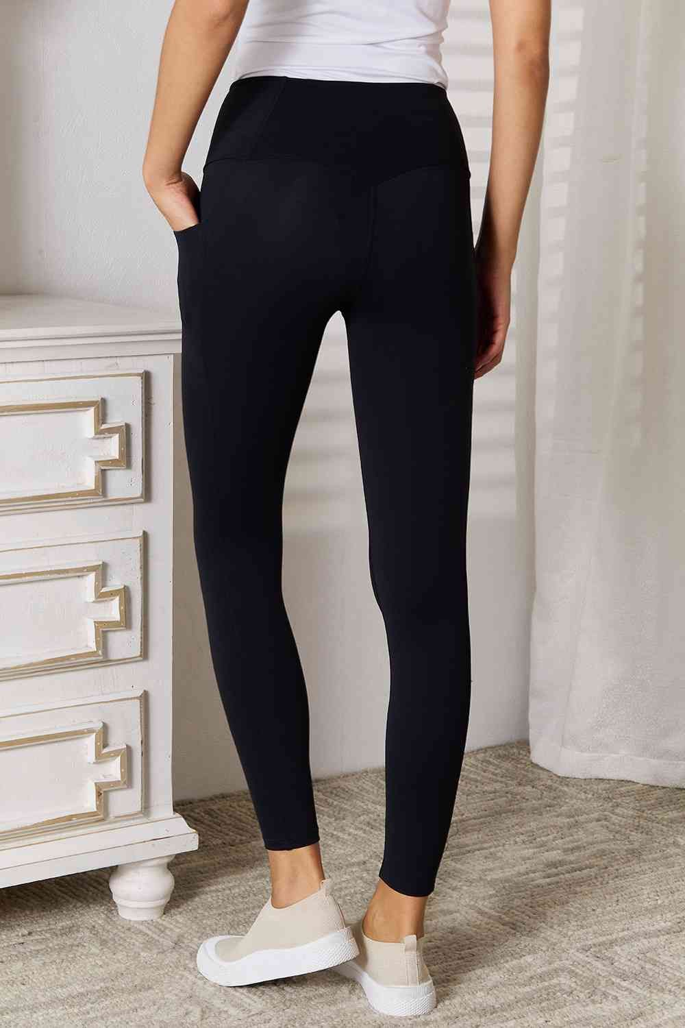 Wide Waistband Sports Leggings us.meeeshop - 