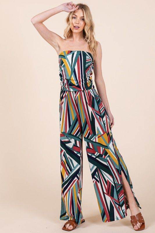 Wide Leg Jumpsuit with Pockets - us.meeeshop