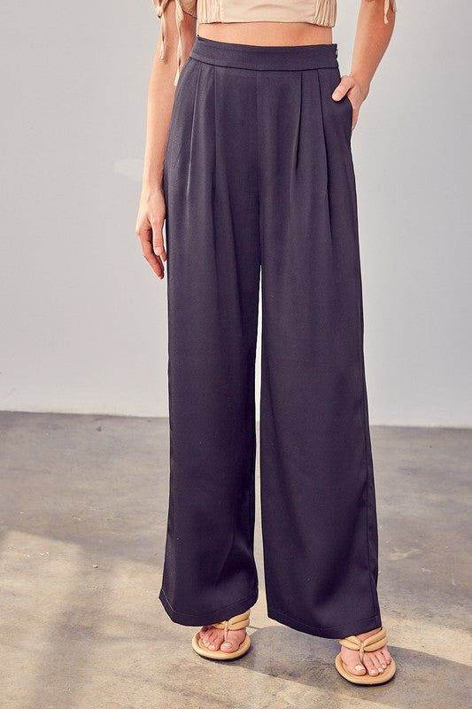 Wide Leg Pants - us.meeeshop