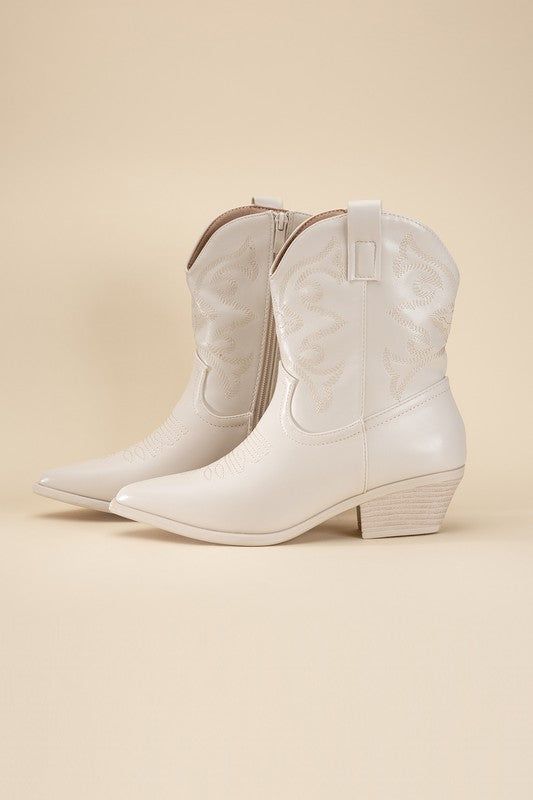 Willa-1 Western Booties - us.meeeshop