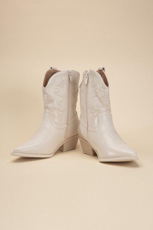 Willa-1 Western Booties - us.meeeshop