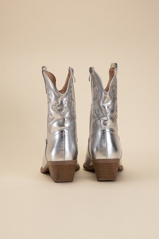 Willa-1 Western Booties - us.meeeshop