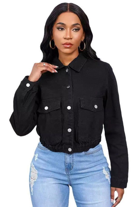 Women Fashion Denim Jacket us.meeeshop - 