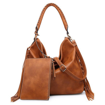Women hobo bag finge purse | us.meeeshop