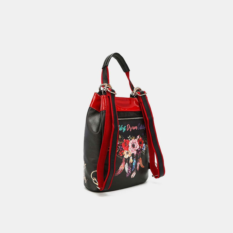 Women's Nicole Lee USA Multifunctional Bucket Bag Backpack - us.meeeshop