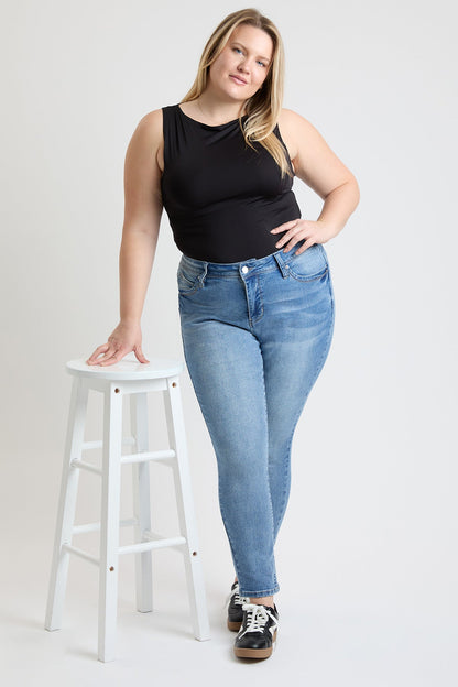 Women's plus High Rise Curve Confidence Skinny Jeans