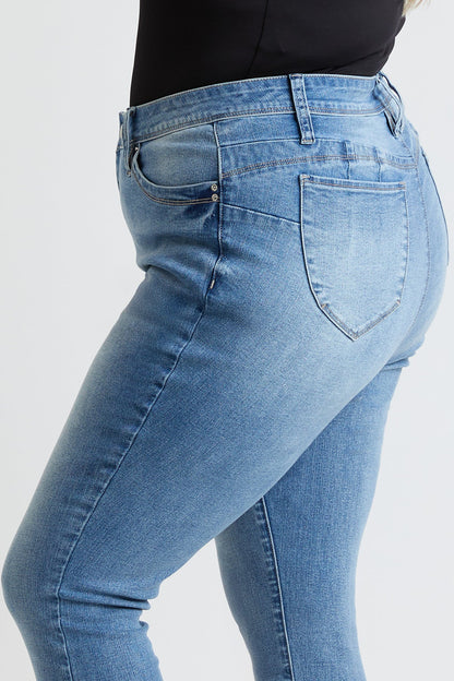 Women's plus High Rise Curve Confidence Skinny Jeans