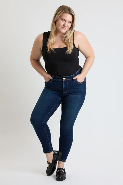 Women's plus High Rise Curve Confidence Skinny Jeans