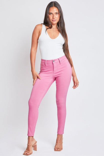 YMI Jeanswear Full Size Hyperstretch Mid-Rise Skinny Pants us.meeeshop - Pants