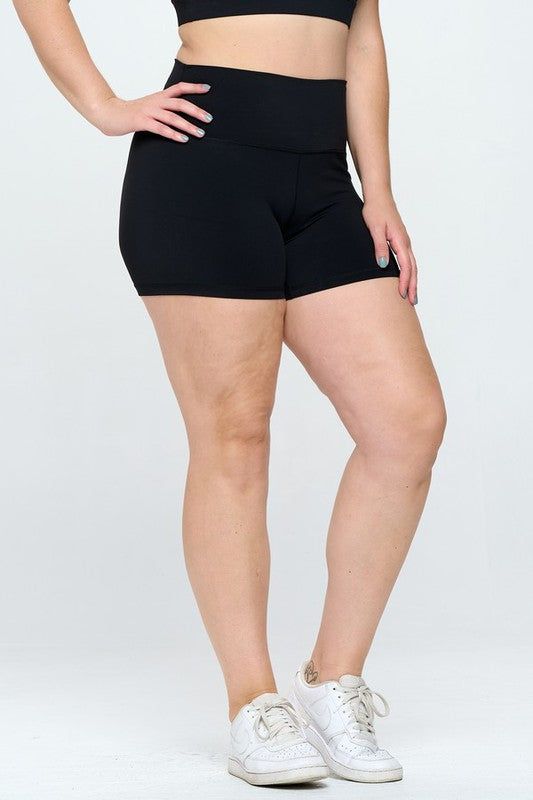 Yelete Buttery-Soft Activewear Biker Shorts 4 In. Inseam us.meeeshop - 