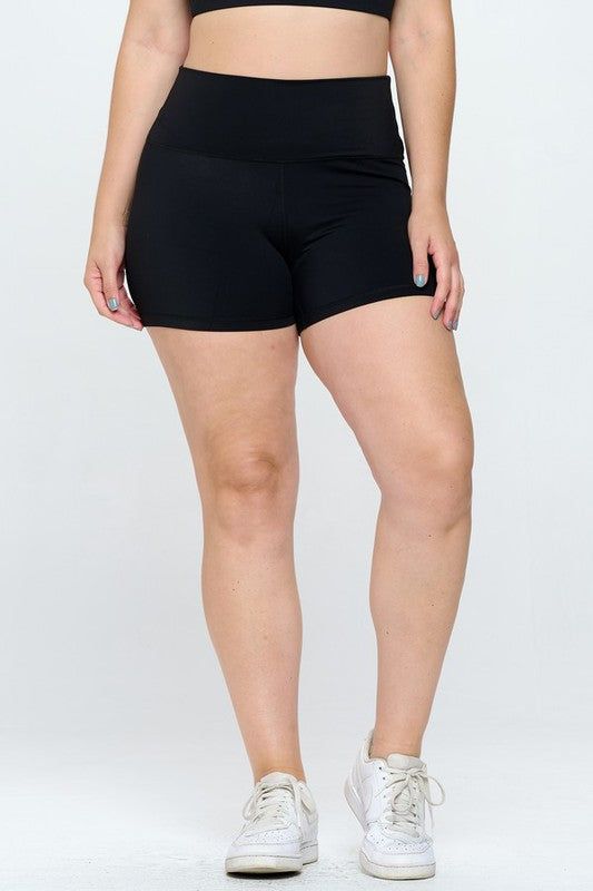 Yelete Buttery-Soft Activewear Biker Shorts 4 In. Inseam us.meeeshop - 